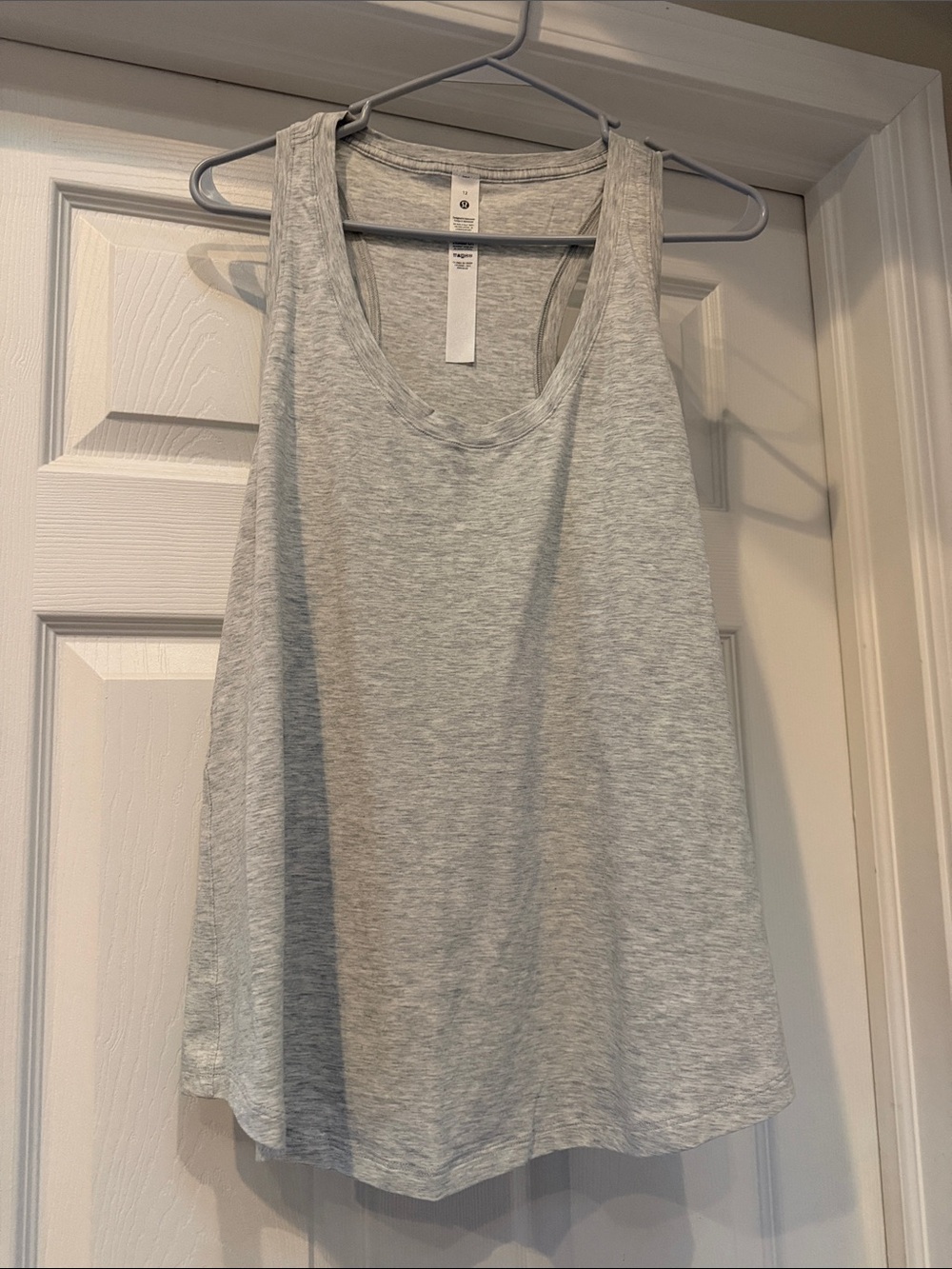 lululemon athletica Light Gray Racerback Love Tank
